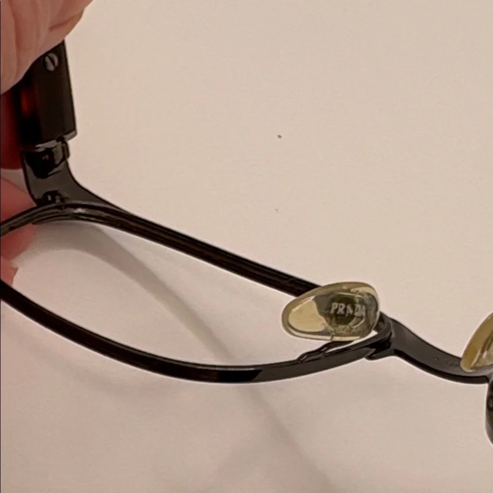 Women’s Prada tortoise shell eyeglass frames VPR 61P 53-16 LA8-101 140